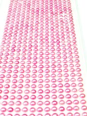 Kendinden Yapışkanlı Yarım İnci Pembe 6mm 500 Adet Konsept Hediyelik Süsleme