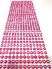 Kendinden Yapışkanlı Yarım İnci Pembe 6mm 500 Adet Konsept Hediyelik Süsleme
