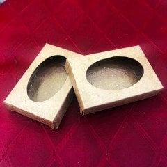 Oval Pencereli Kraft Kutu 50 Adet
