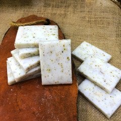 Lavanta Taneli Dikdörtgen Krem Büyük 35gr Sabun   (Söz-Kına-Nişan-Nikah-Süsleme)