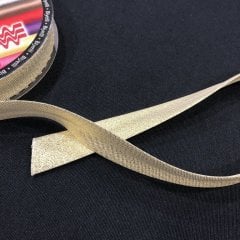 Simli Biye 2 cm - 25 Metre Gold