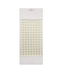 Süsleme Yapışkanlı Yarım Inci 8 Mm Çap 135 Adet