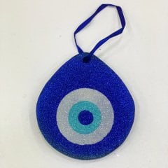 Nazar Boncuğu Strafor Köpükten Yapışkanlı 14x15cm Lacivert 2 Adet