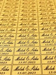 Kraft Kağıt İsim Etiketi 100 Adet