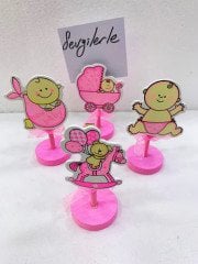 Pembe Bebekler Mandallı Notluk 4 Adet
