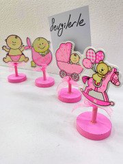 Pembe Bebekler Mandallı Notluk 4 Adet