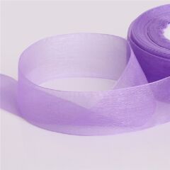 Organze  Kurdele 2 Cm 45 Metre Lila Konsept Hediyelik Süsleme