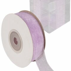 Organze  Kurdele 2 Cm 45 Metre Lila Konsept Hediyelik Süsleme