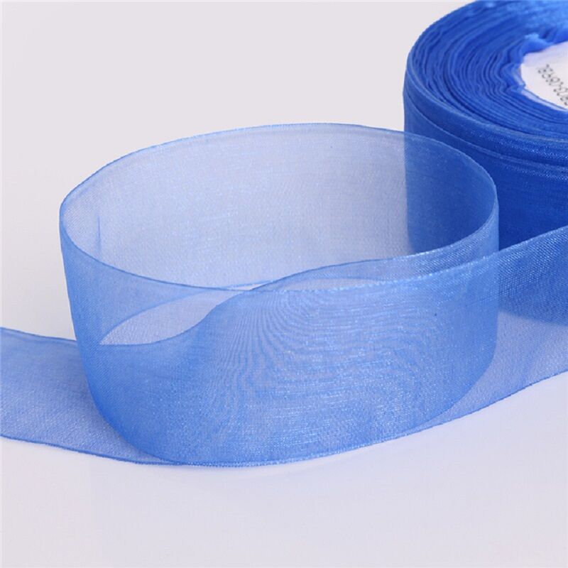 Organze  Kurdele 2 Cm 45 Metre Mavi Konsept Hediyelik Süsleme