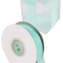 Organze  Kurdele 2 Cm 45 Metre Açık Mavi Konsept Hediyelik Süsleme