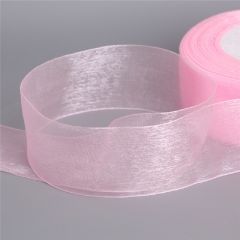 Organze  Kurdele 2 Cm 45 Metre Pembe Konsept Hediyelik Süsleme