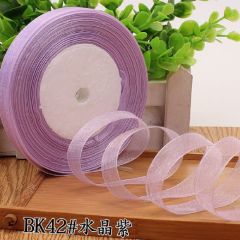 Organze  Kurdele 1 Cm 45 Metre Lila Konsept Hediyelik Süsleme