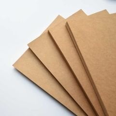Gerçek Kraft Kağıt A4 Boyutu 200 Gr Saman Kağıt Kalın - 10 Adet