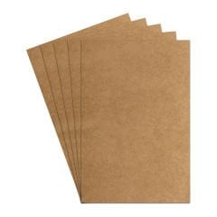 Gerçek Kraft Kağıt A4 Boyutu 200 Gr Saman Kağıt Kalın - 10 Adet