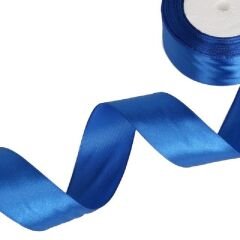 Saks Mavi Saten Kurdele 2 cm x 25 Yarda (23.5 metre)