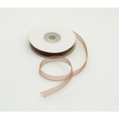 Kahverengi Organze Kurdele 1 Cm x 22,5 Metre