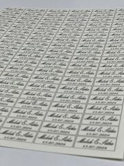Açık Krem Kalın Kağıt İsim Etiketi 100 Adet Kına- Söz - Nişan - Nikah Ve Bebek Etiketi 3,3 X 1,4 Cm