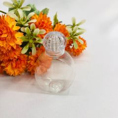 Plastik Pvc Mika Saray Kapaklı Elma Şişe 40 Cc