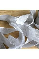 Keten Kurdele Nopeli Beyaz 2,5 cm 20 Metre Süsleme Hediyelik Söz - Nişan - Nikah Şekeri Süsleme