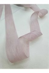 Keten Kurdele Nopeli Pudra 2,5 cm 20 Metre Süsleme Hediyelik Söz - Nişan - Nikah Şekeri Süsleme