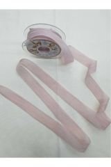 Keten Kurdele Nopeli Pudra 2,5 cm 20 Metre Süsleme Hediyelik Söz - Nişan - Nikah Şekeri Süsleme
