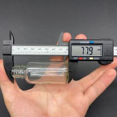 Cam Kolonya Şişesi 30cc Gold Kapaklı Shot Şişesi