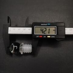 50 cc Cam Kapaklı Çizgili Cam Şişe