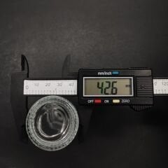 50 cc Cam Kapaklı Çizgili Cam Şişe