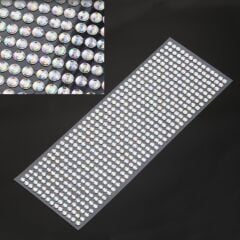 Kendinden Yapışkanlı Kristal Süsleme Taşları Sticker Gümüş Metalik 6mm Boncuk 500 Adet Süsleme