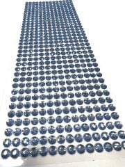 Kendinden Yapışkanlı Kristal Süsleme Taşları Sticker Mavi 6mm Boncuk 500 Adet Süsleme