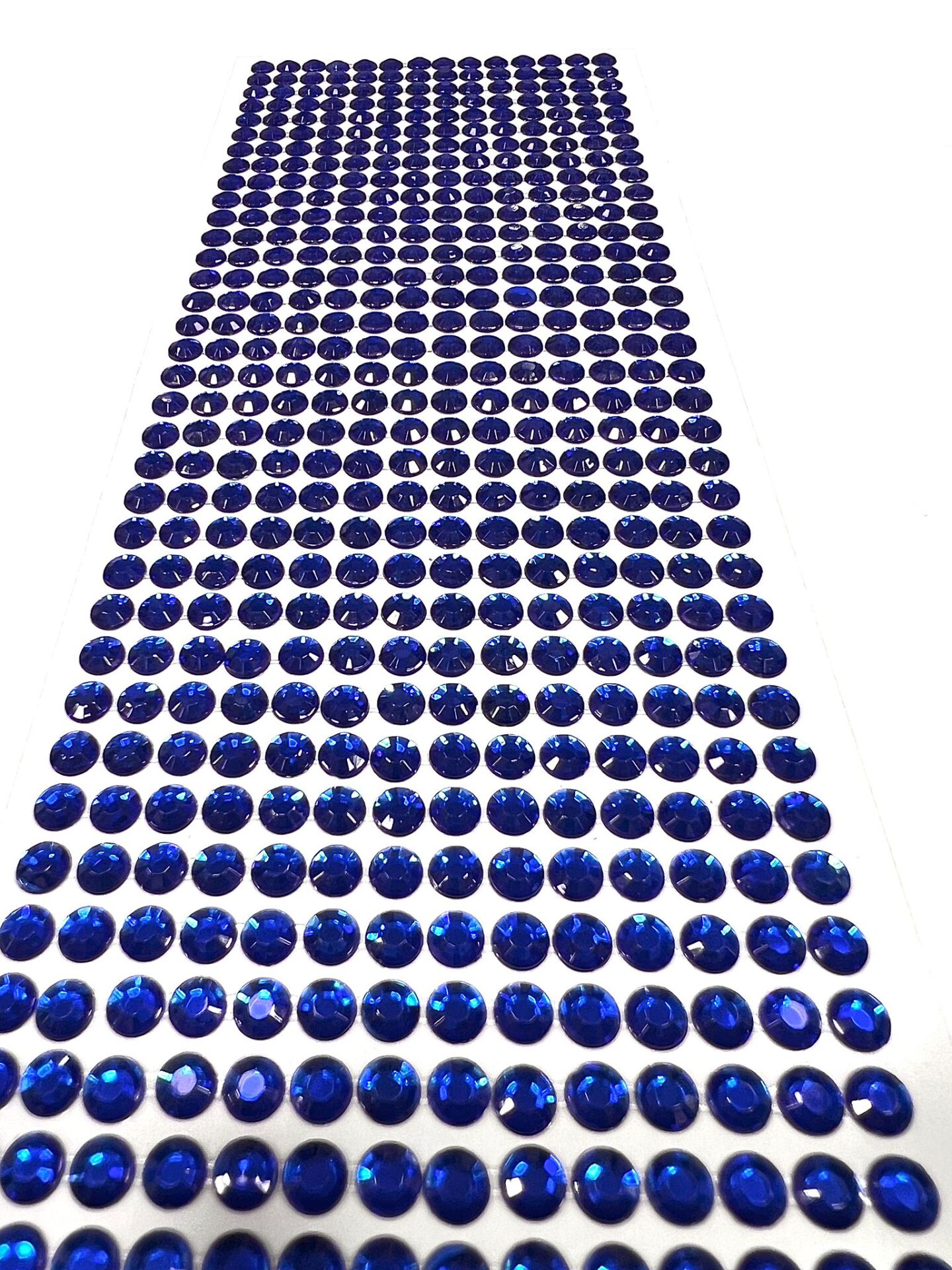 Kendinden Yapışkanlı Kristal Süsleme Taşları Sticker Açık Lacivert 6mm Boncuk 500 Adet Süsleme