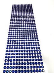 Kendinden Yapışkanlı Kristal Süsleme Taşları Sticker Açık Lacivert 6mm Boncuk 500 Adet Süsleme