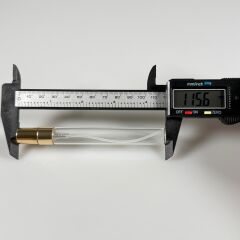 15cc Kalem Fısfıs Sprey Cam Şişe Gold Metal Kapaklı  1 Adet Kolonya Parfüm Şişesi Konsept Hediyelik