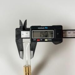 5cc Kalem Fısfıs Sprey Cam Şişe Gold Metal Kapaklı  1 Adet Kolonya Parfüm Şişesi Konsept Hediyelik