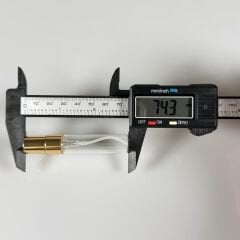 5cc Kalem Fısfıs Sprey Cam Şişe Gold Metal Kapaklı  1 Adet Kolonya Parfüm Şişesi Konsept Hediyelik
