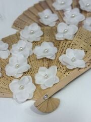 İncili Islak Ortanca Yapay Hazır Çiçek Beyaz 25 Adet Dekoratif Konsept Hediyelik Süsleme