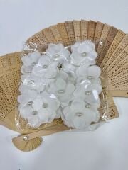 İncili Islak Ortanca Yapay Hazır Çiçek Beyaz 25 Adet Dekoratif Konsept Hediyelik Süsleme